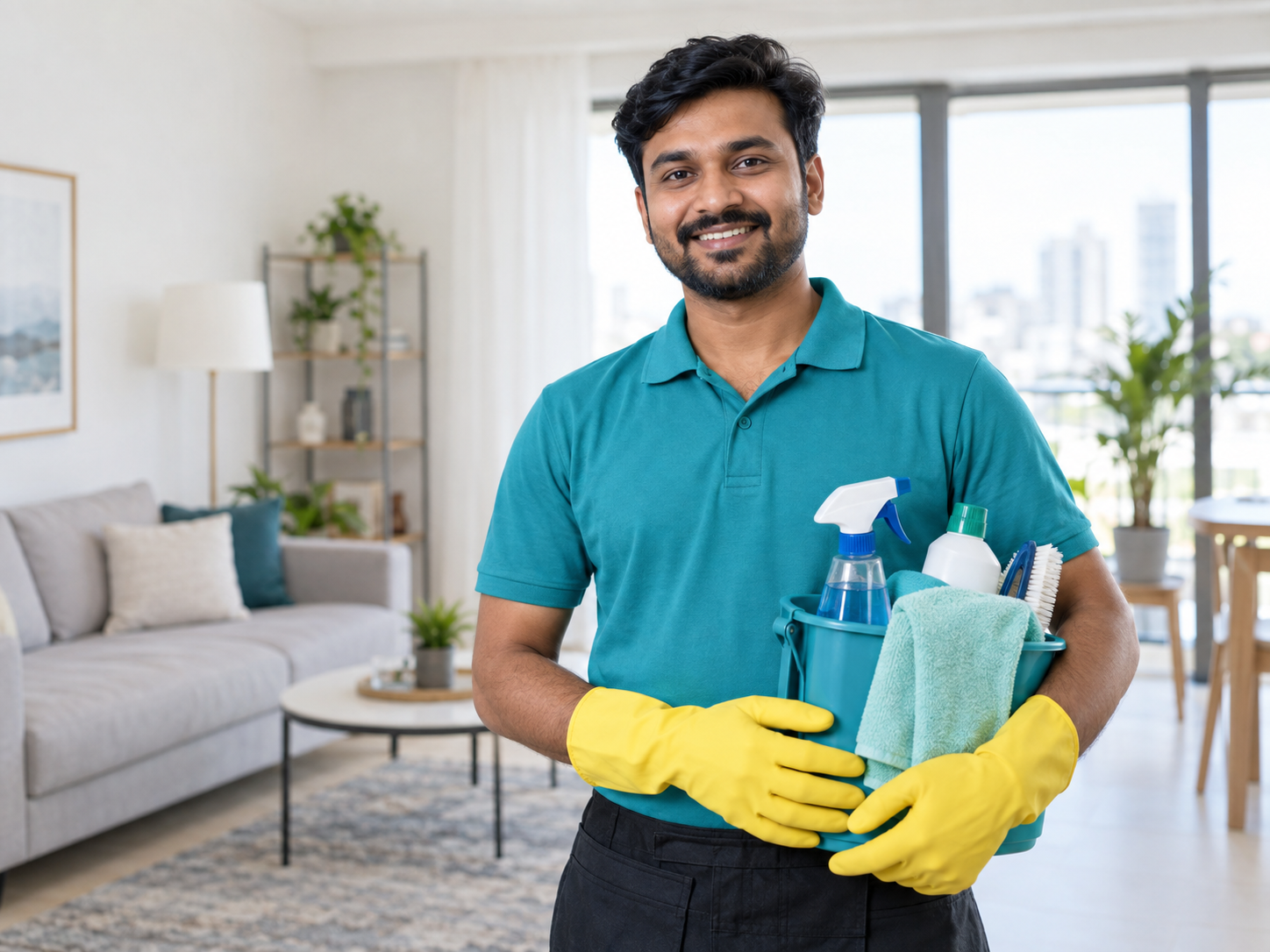 Arjun Sharma, cleaning professional